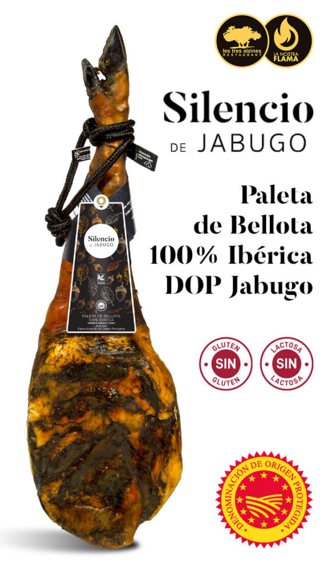 Les Tres Alzines - Paleta de bellota 100% ibérica DOP Jabugo Silencio de Jabugo 4,5/5 kg